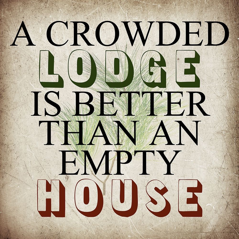Crowded Lodge art print by Sheldon Lewis for $57.95 CAD