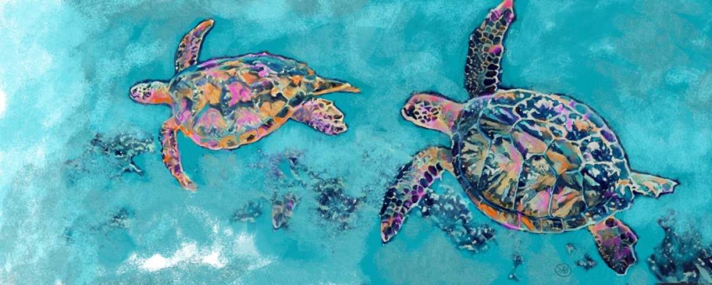 Turtles Together art print by Sarah Butcher for $57.95 CAD