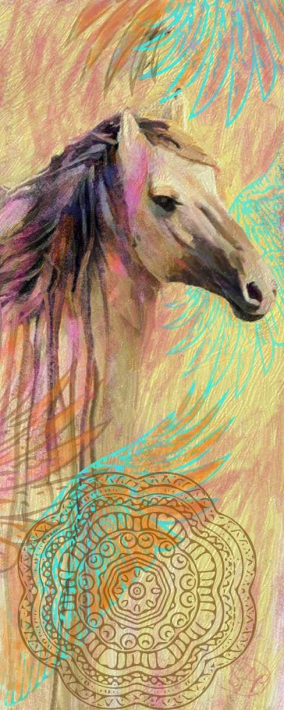 Horse Mandala art print by Sarah Butcher for $57.95 CAD