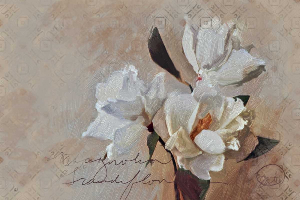 Magnolia Grandi Flora Lighter art print by Sarah Butcher for $57.95 CAD