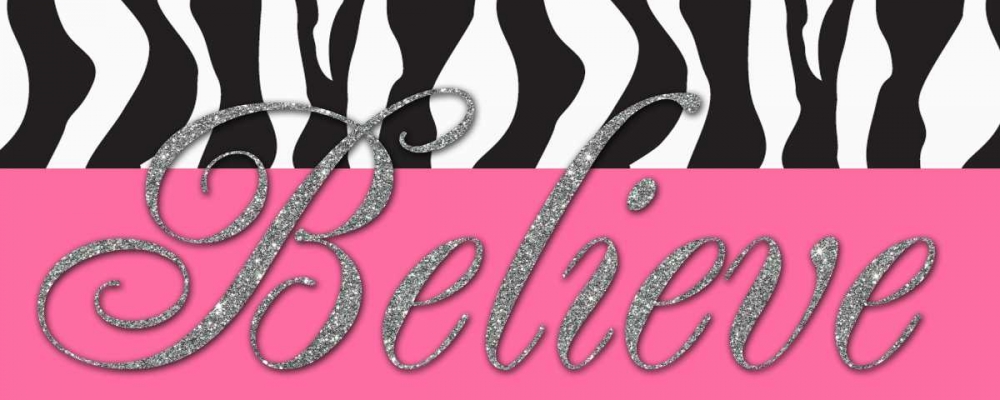 Believe Glitter art print by Taylor Greene for $57.95 CAD