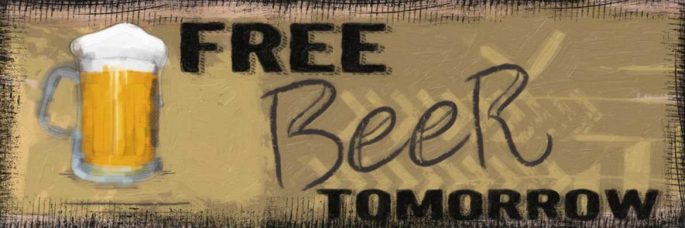 FREE BEER art print by Taylor Greene for $57.95 CAD