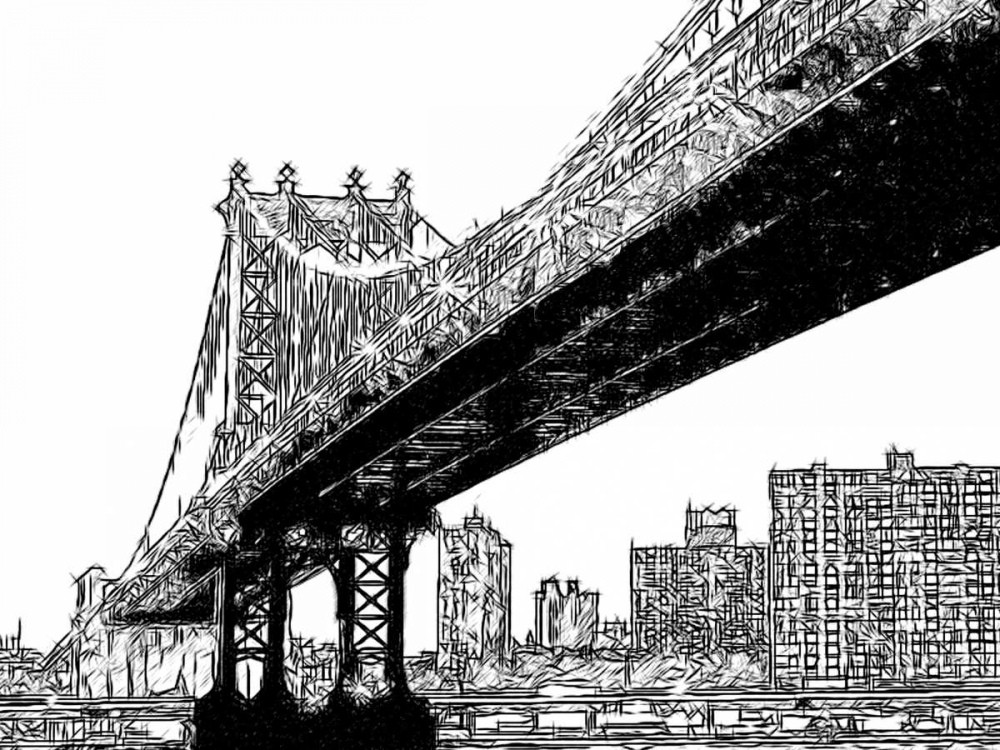 Skyline Sketch art print by Taylor Greene for $57.95 CAD