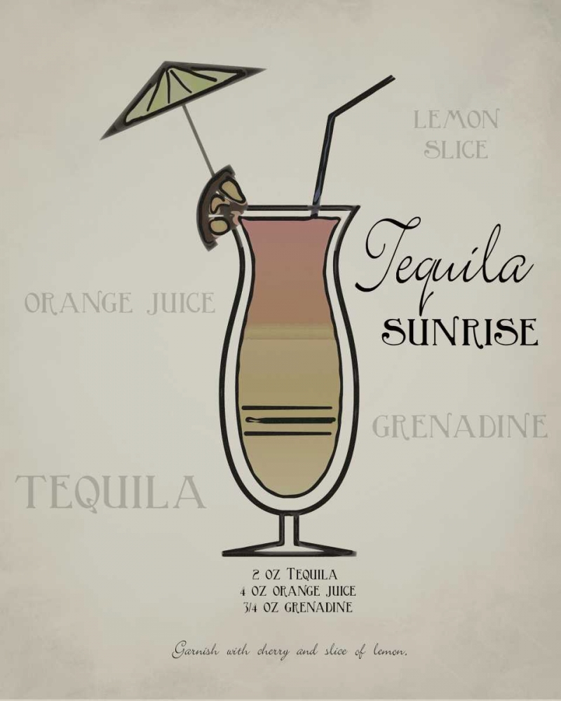 Tequila Sunrise layered art print by Taylor Greene for $57.95 CAD