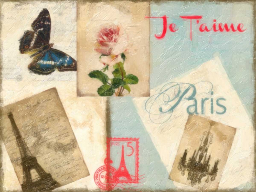 JE TAIME PARIS 2 art print by Taylor Greene for $57.95 CAD