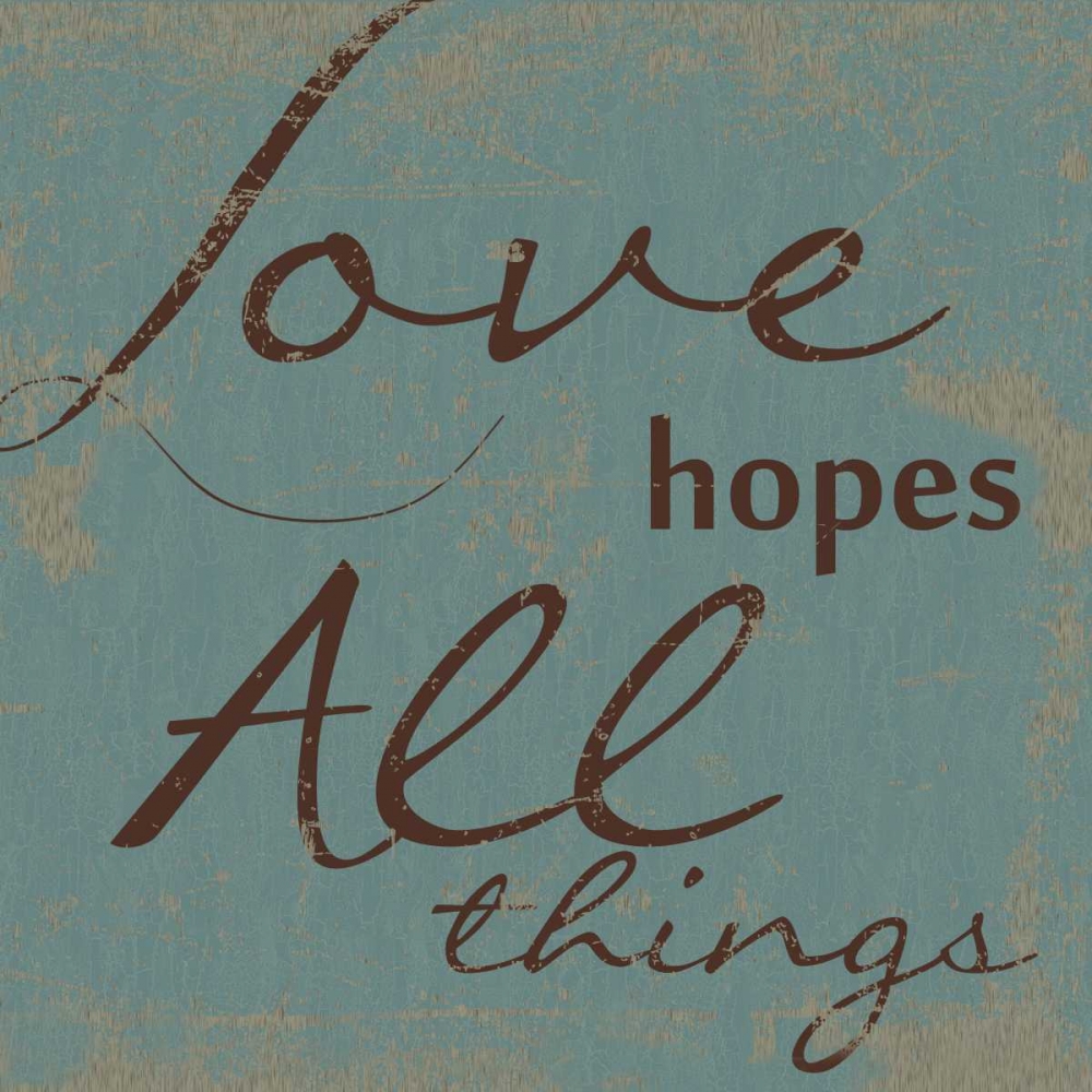 LOVE HOPES ALL art print by Taylor Greene for $57.95 CAD