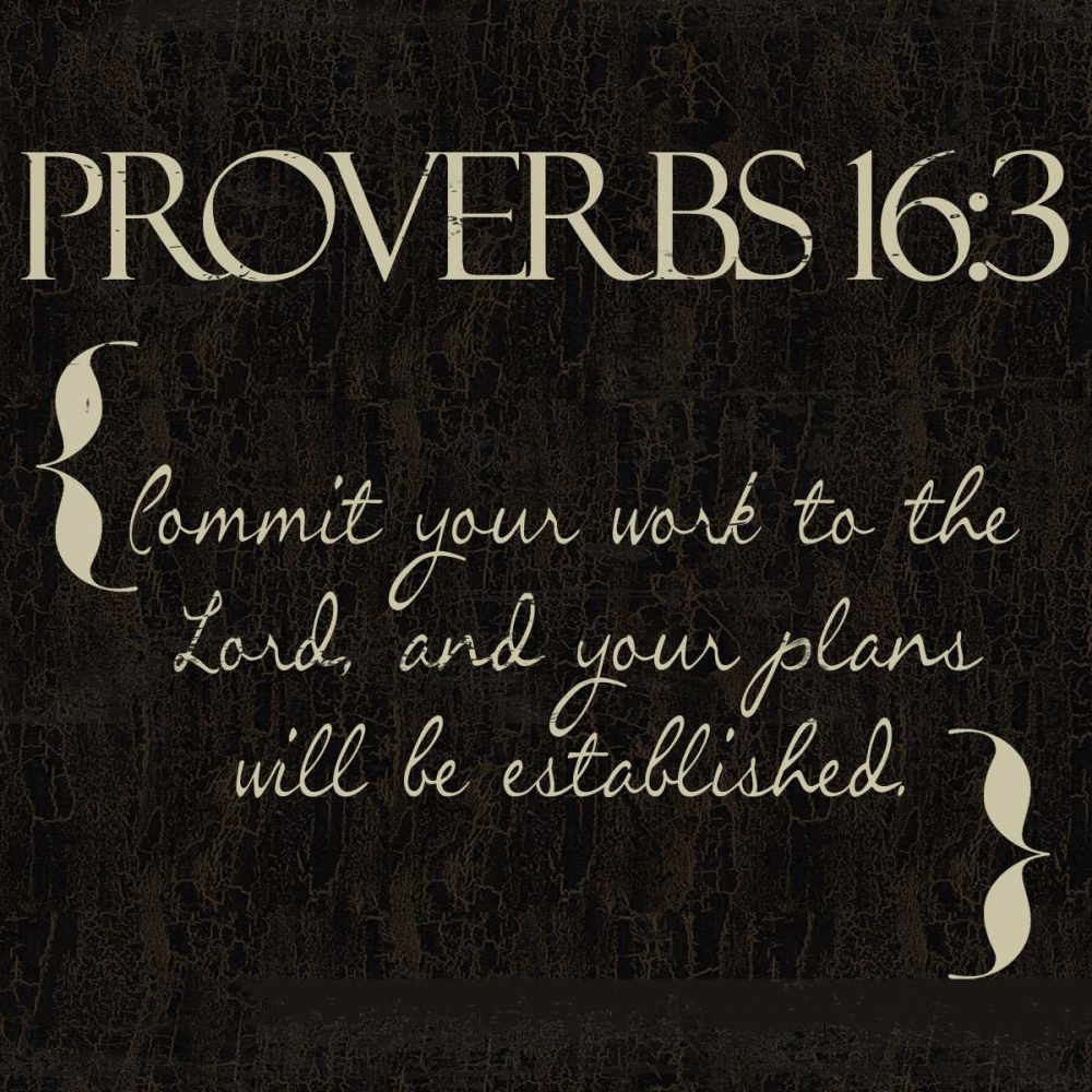 Proverbs 16-3 art print by Taylor Greene for $57.95 CAD
