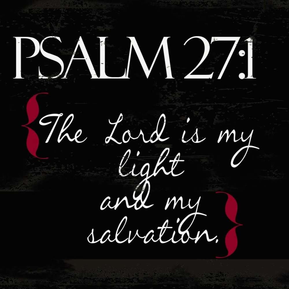 Psalm 27-1White art print by Taylor Greene for $57.95 CAD
