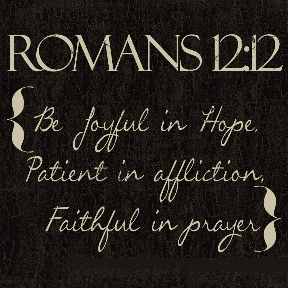 Romans 12-12 art print by Taylor Greene for $57.95 CAD