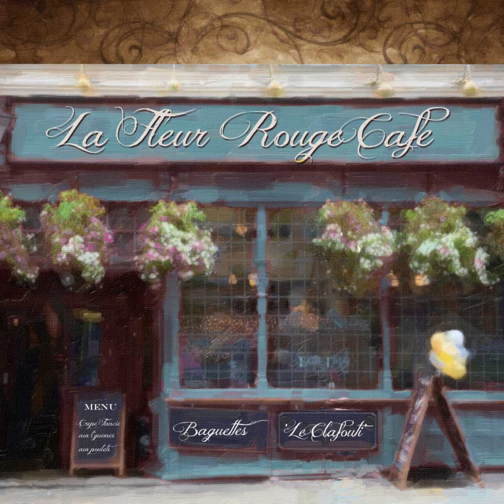 Cafe Blue art print by Taylor Greene for $57.95 CAD