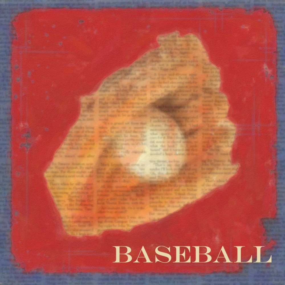 Baseball art print by Taylor Greene for $57.95 CAD