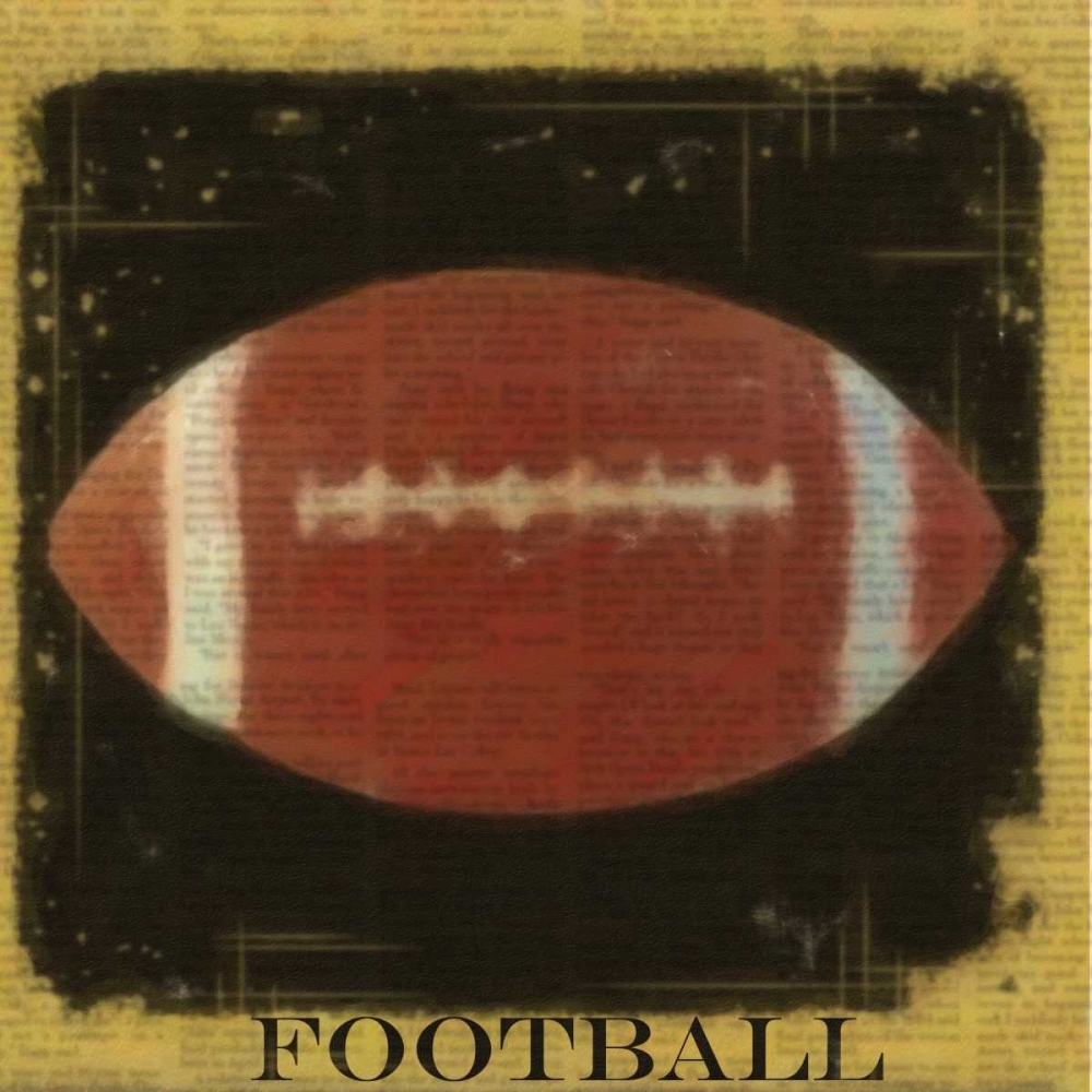 Football art print by Taylor Greene for $57.95 CAD