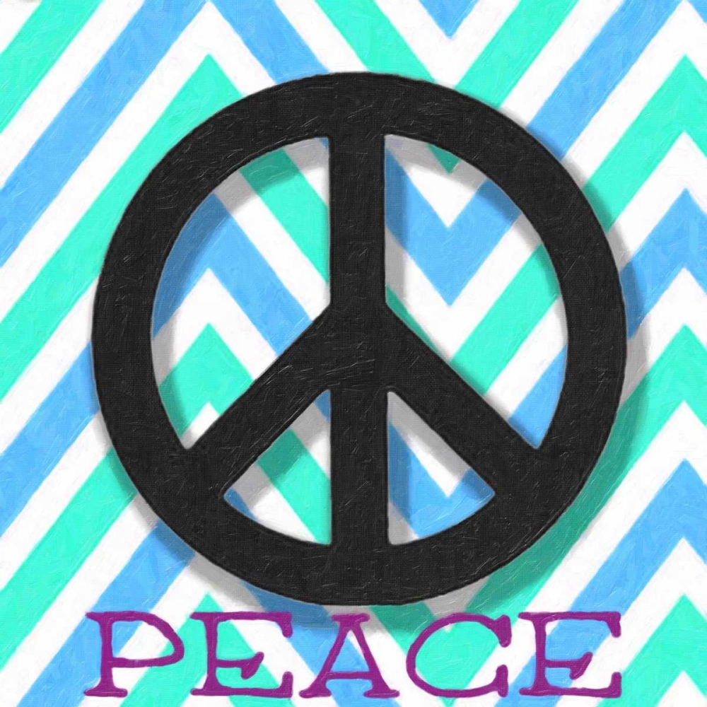 CHEVRON PEACE 2 art print by Taylor Greene for $57.95 CAD