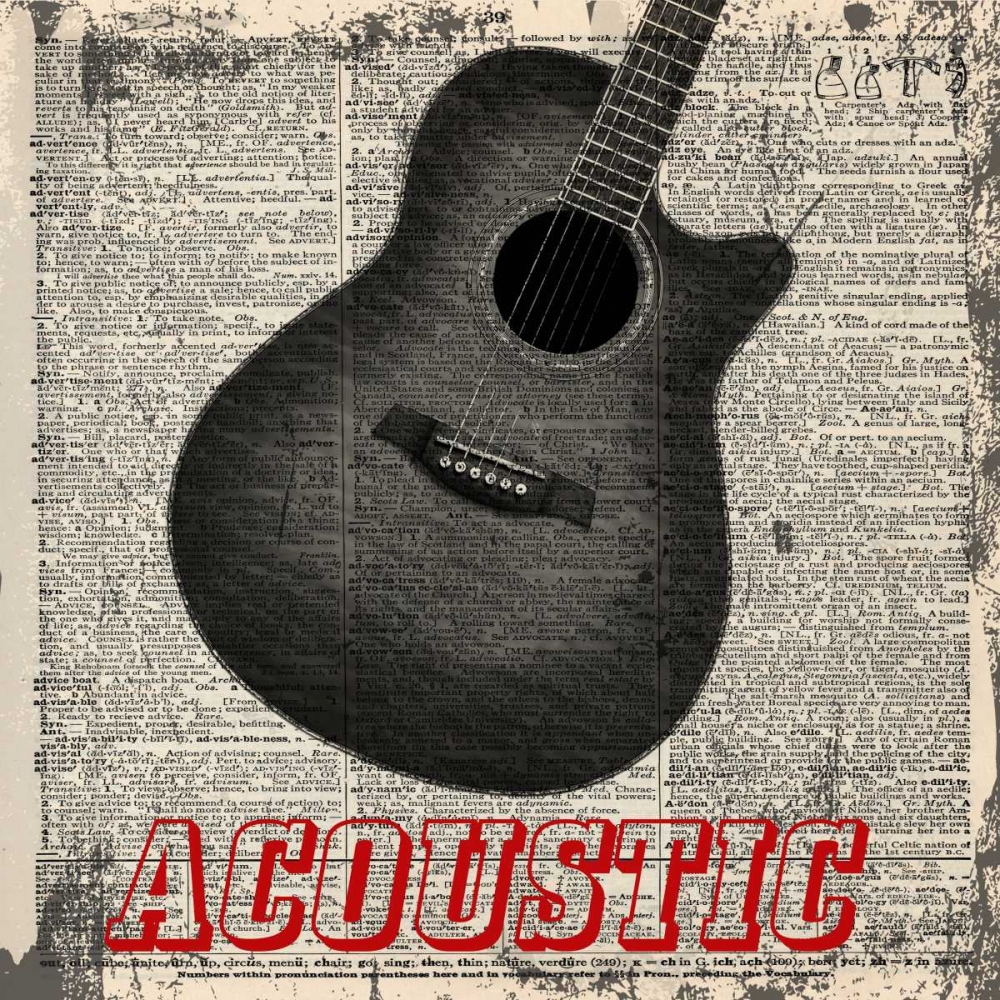 ACOUSTIC art print by Taylor Greene for $57.95 CAD
