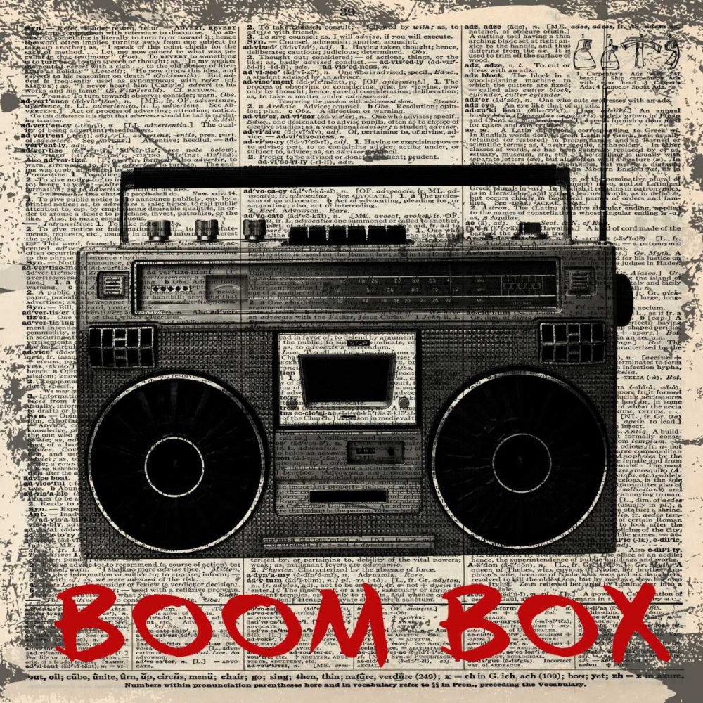 BOOM BOX art print by Taylor Greene for $57.95 CAD