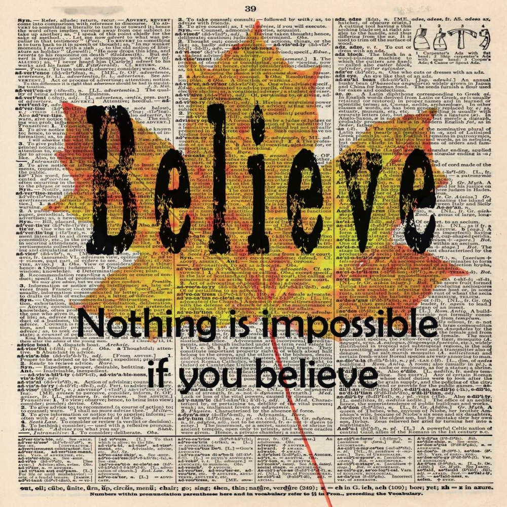 BELIEVE art print by Taylor Greene for $57.95 CAD