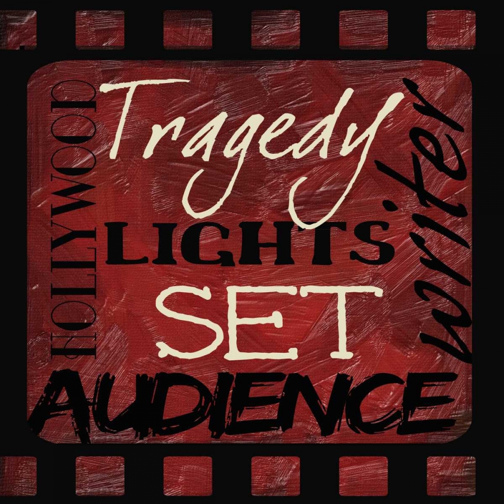 LIGHTS SET TYPOGRAPHY art print by Taylor Greene for $57.95 CAD