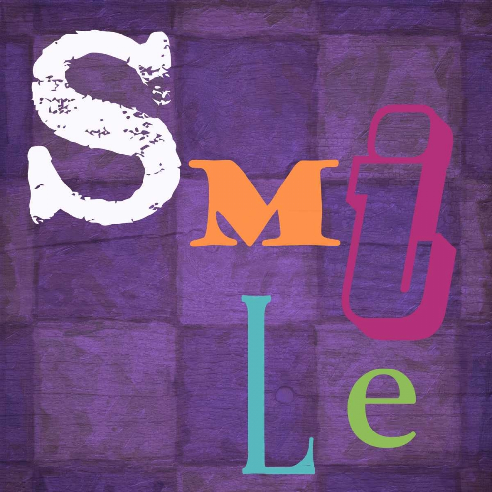 Smile Purple art print by Taylor Greene for $57.95 CAD
