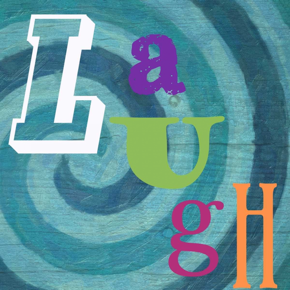 Laugh Swirl art print by Taylor Greene for $57.95 CAD