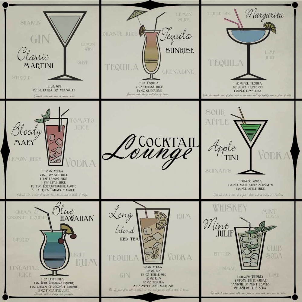 Cocktail Lounge art print by Taylor Greene for $57.95 CAD