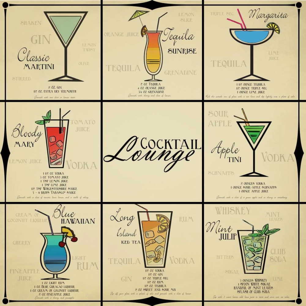 Cocktail Lounge art print by Taylor Greene for $57.95 CAD