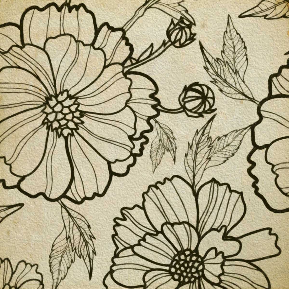 Floral Pattern I art print by Taylor Greene for $57.95 CAD