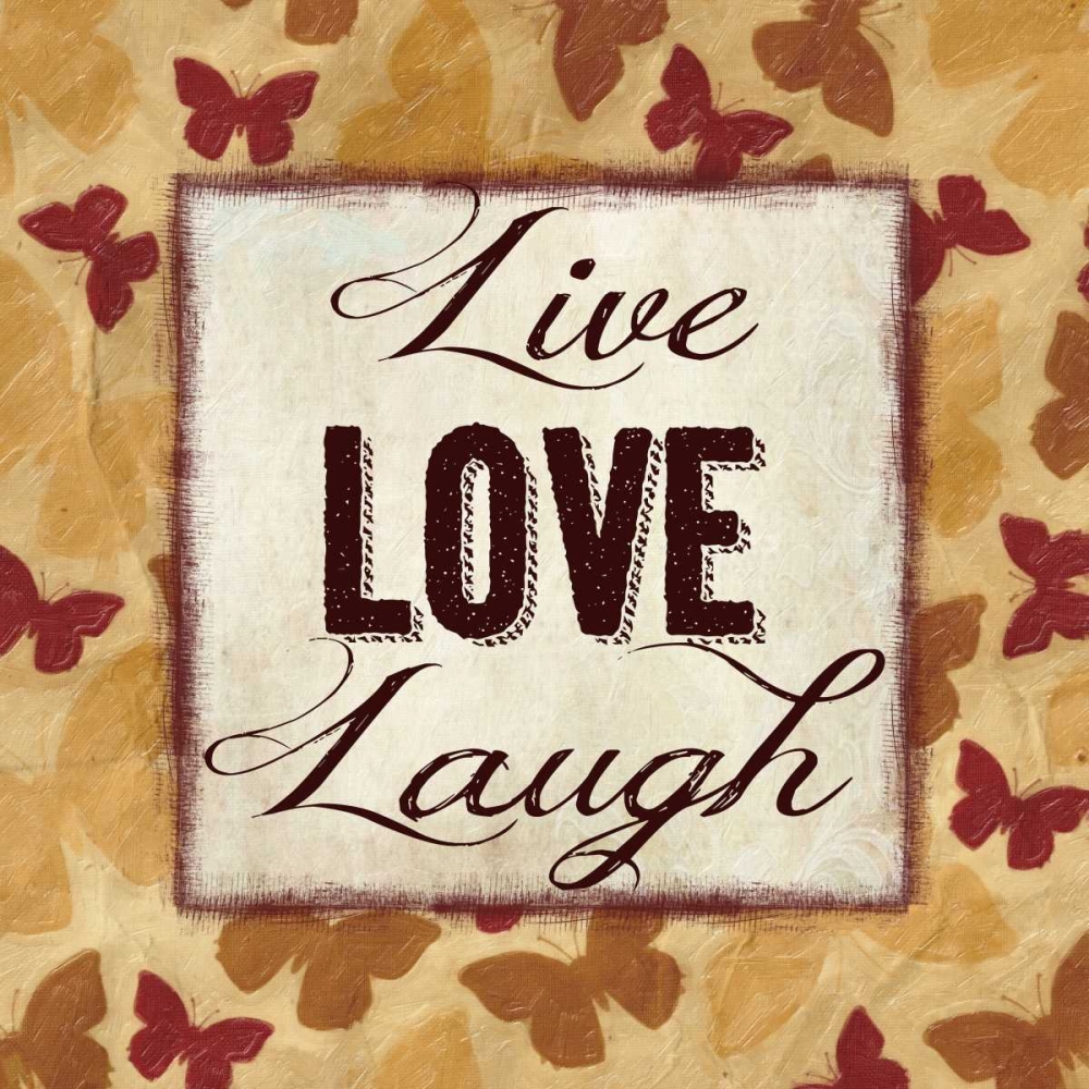 LIVE LOVE LAUGH art print by Taylor Greene for $57.95 CAD