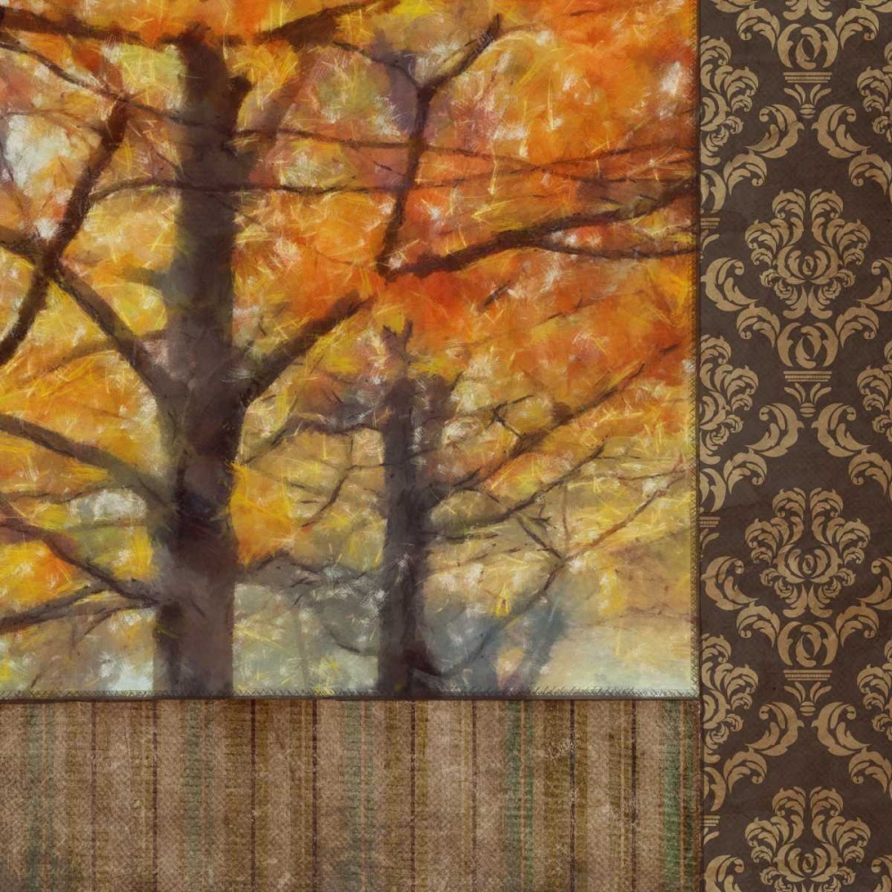 AMBER DAMASK TREE II art print by Taylor Greene for $57.95 CAD