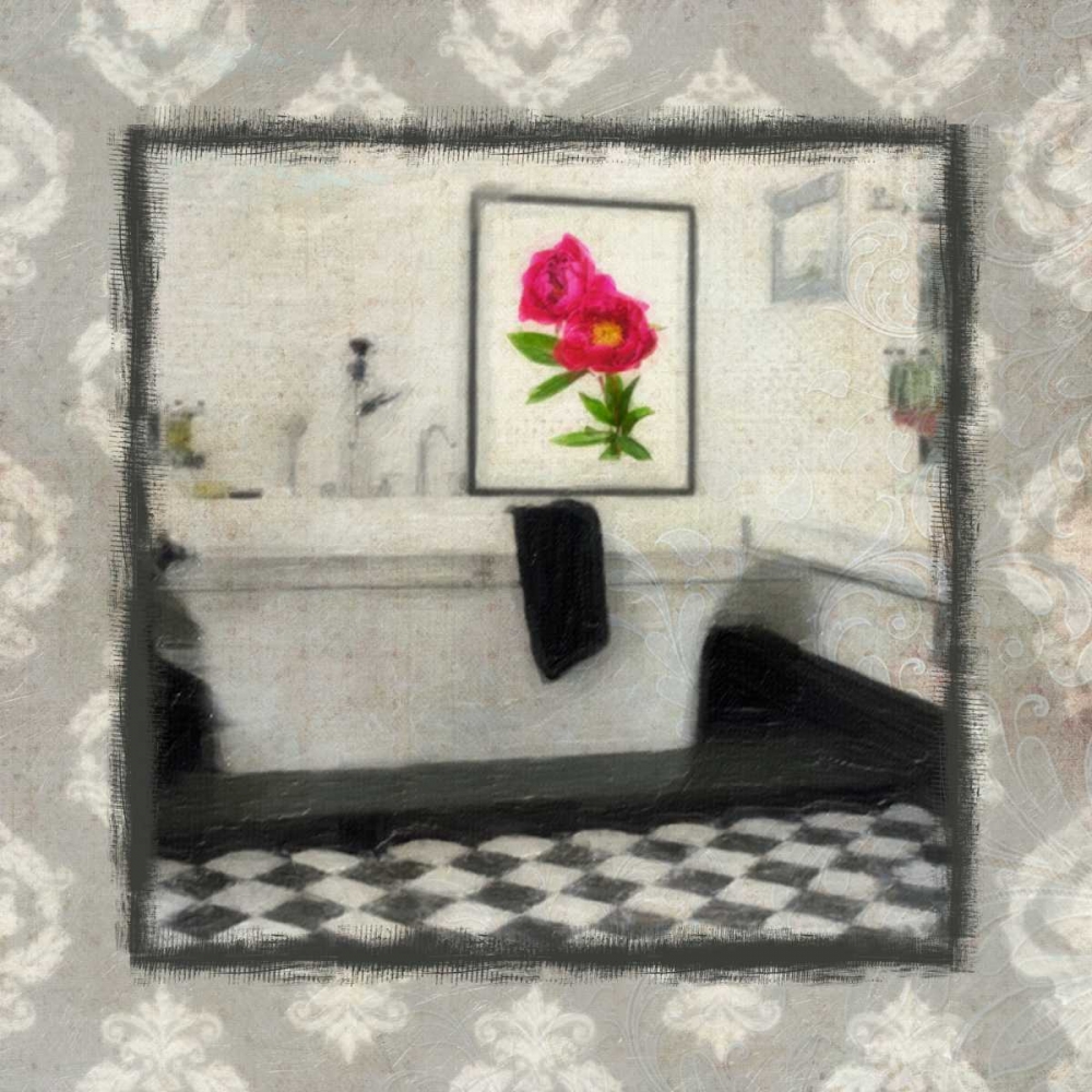 BLACK AND WHITE BATH 1 art print by Taylor Greene for $57.95 CAD