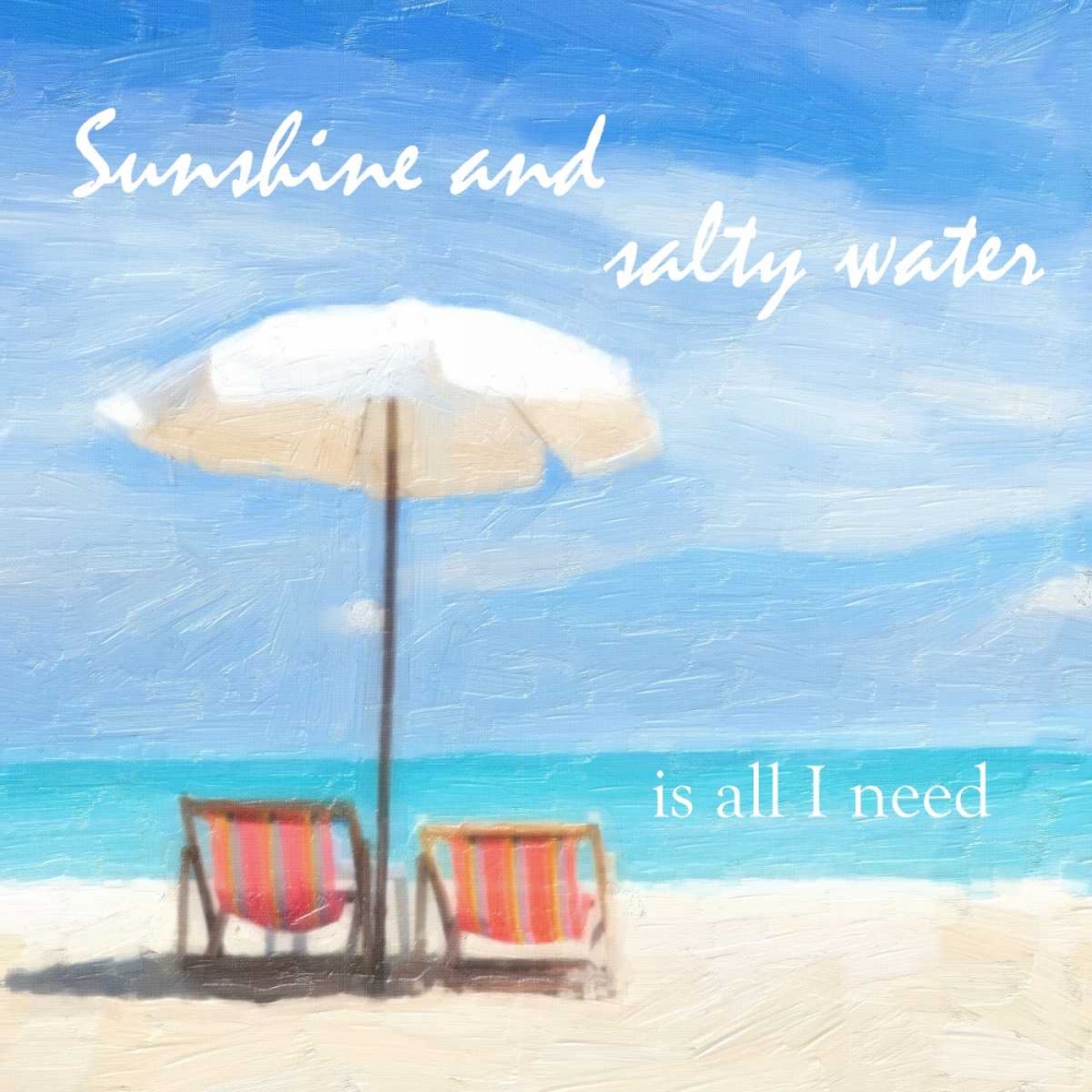 SUNSHINE AND SALTY WATER art print by Taylor Greene for $57.95 CAD
