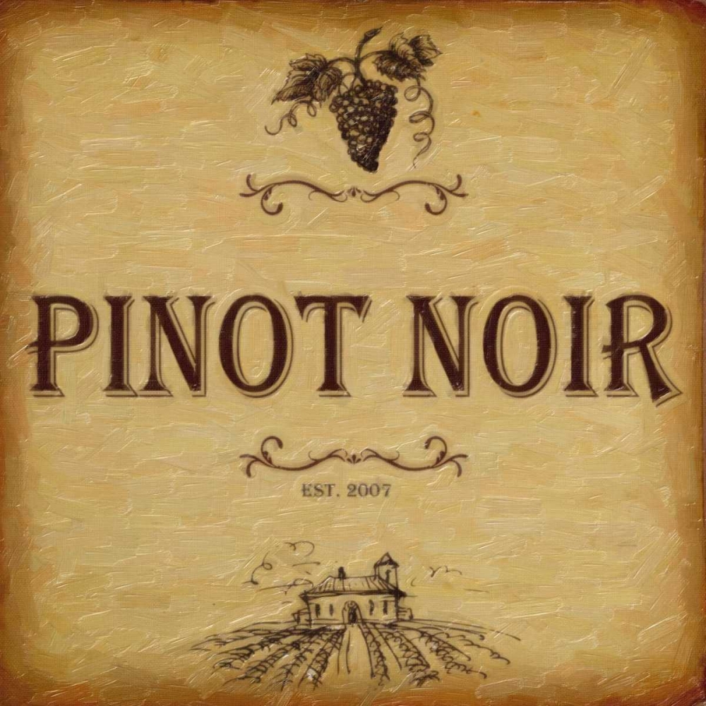 PINOT NOIR art print by Taylor Greene for $57.95 CAD