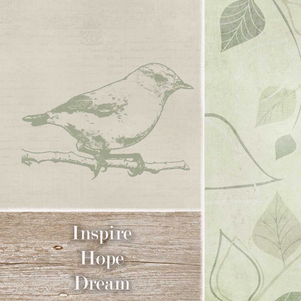 Inspire Hope Dream Bird art print by Taylor Greene for $57.95 CAD