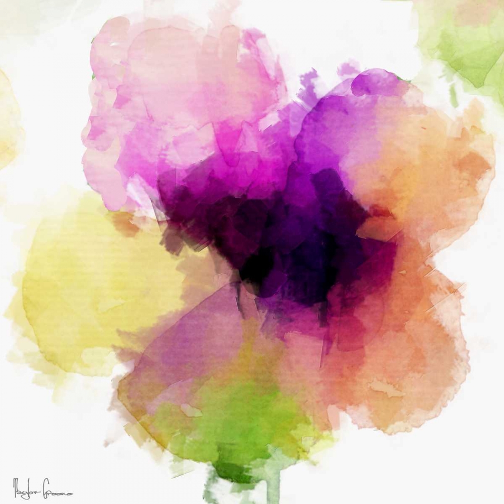 Watercolor Floral I art print by Taylor Greene for $57.95 CAD