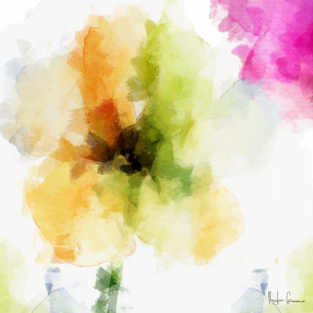 Watercolor Floral II art print by Taylor Greene for $57.95 CAD