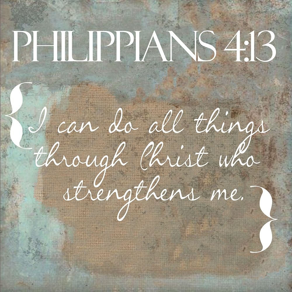 Philippians 4-13 art print by Taylor Greene for $57.95 CAD