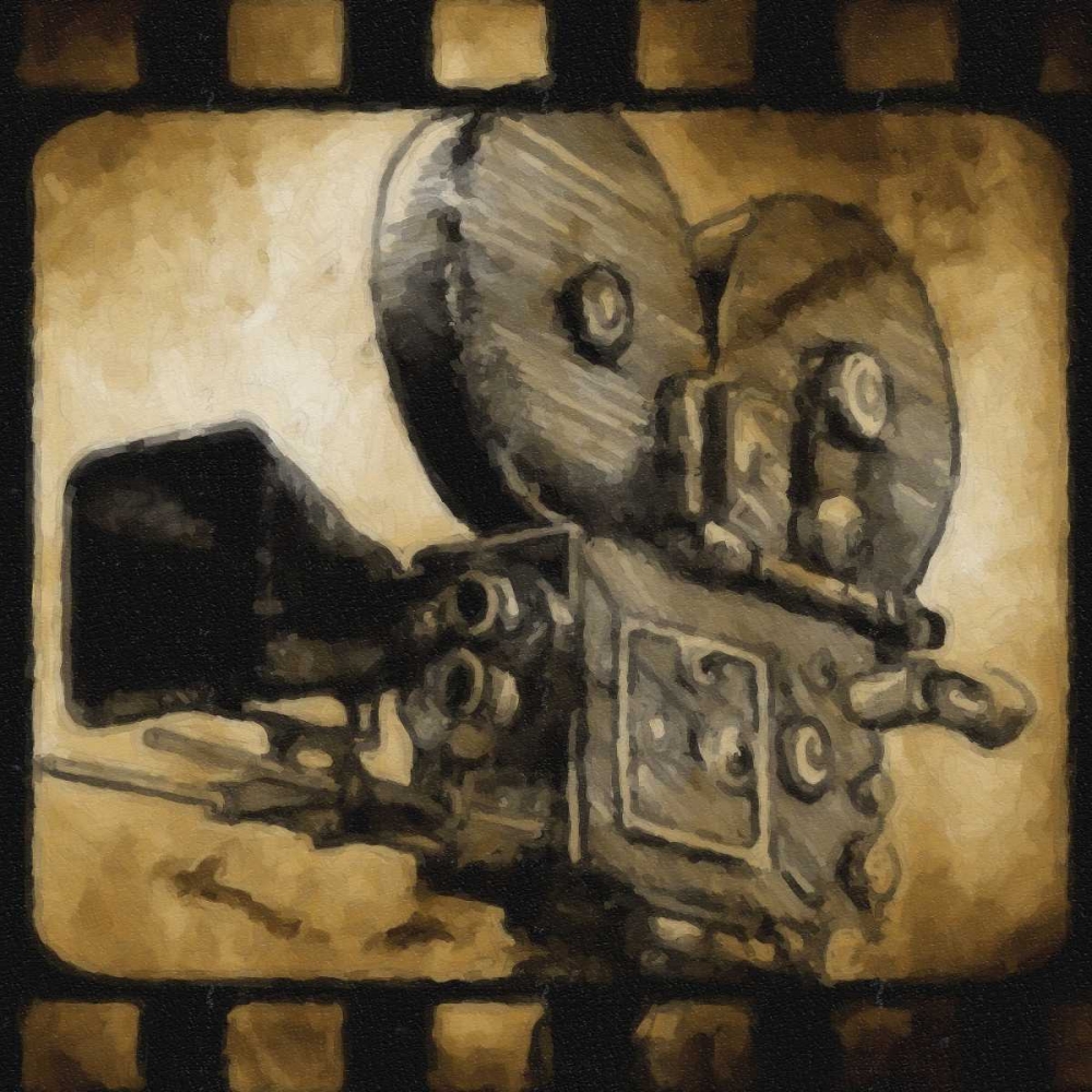 Movie Camera art print by Taylor Greene for $57.95 CAD