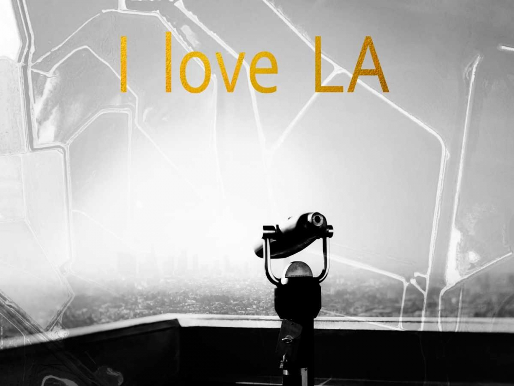 LA Gold art print by Tracey Telik for $57.95 CAD