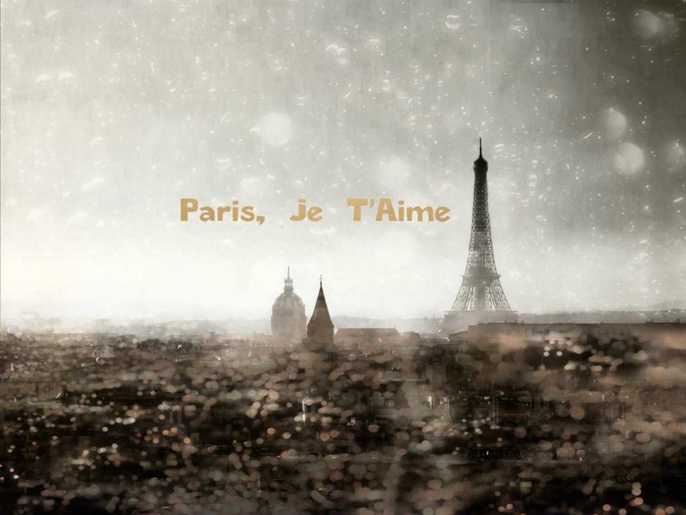 Paris Je Taime art print by Tracey Telik for $57.95 CAD