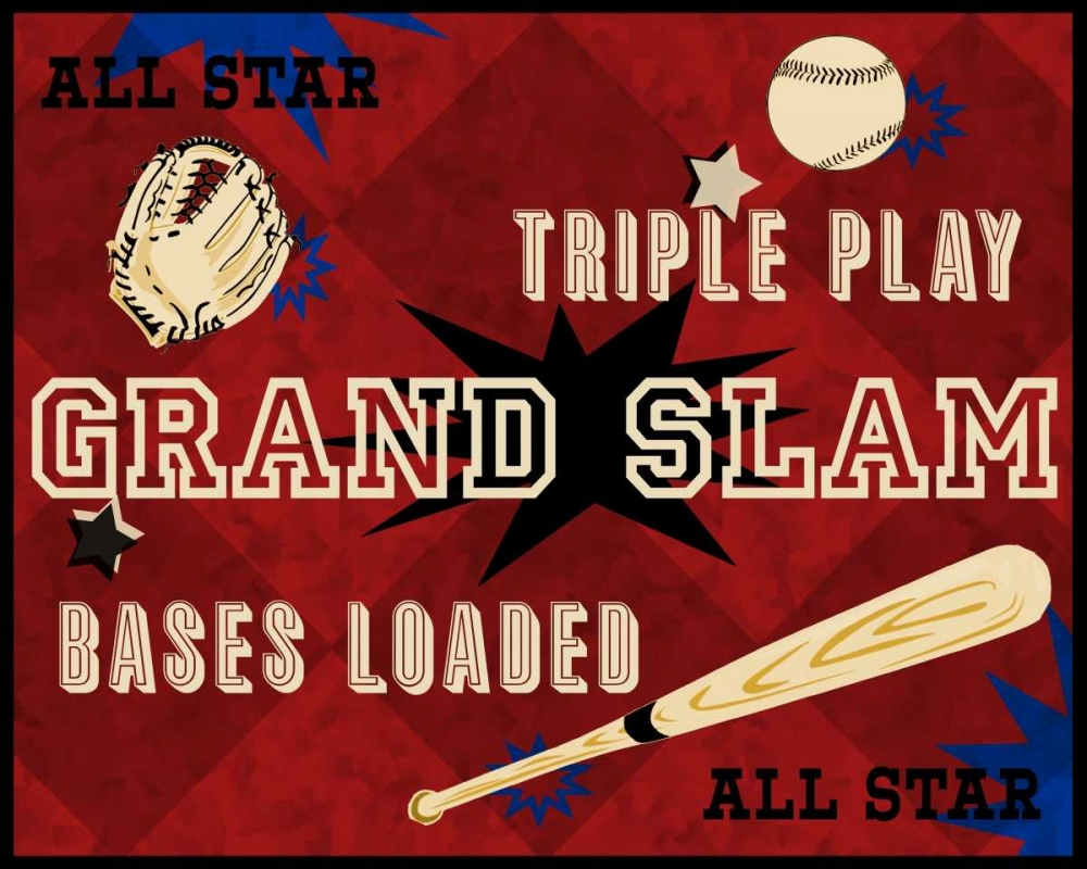 Grand Slam art print by Tony Pazan for $57.95 CAD