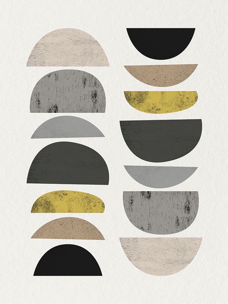 Mid Century Abstract Circle 7 art print by Urban Epiphany for $57.95 CAD