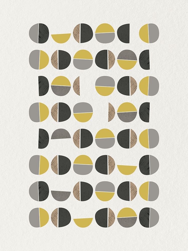 Mid Century Abstract Circle 9 art print by Urban Epiphany for $57.95 CAD