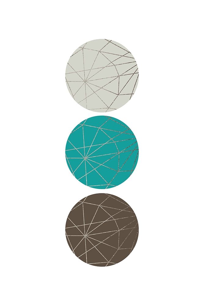 Beige Mint Geometric 1 art print by Urban Epiphany for $57.95 CAD