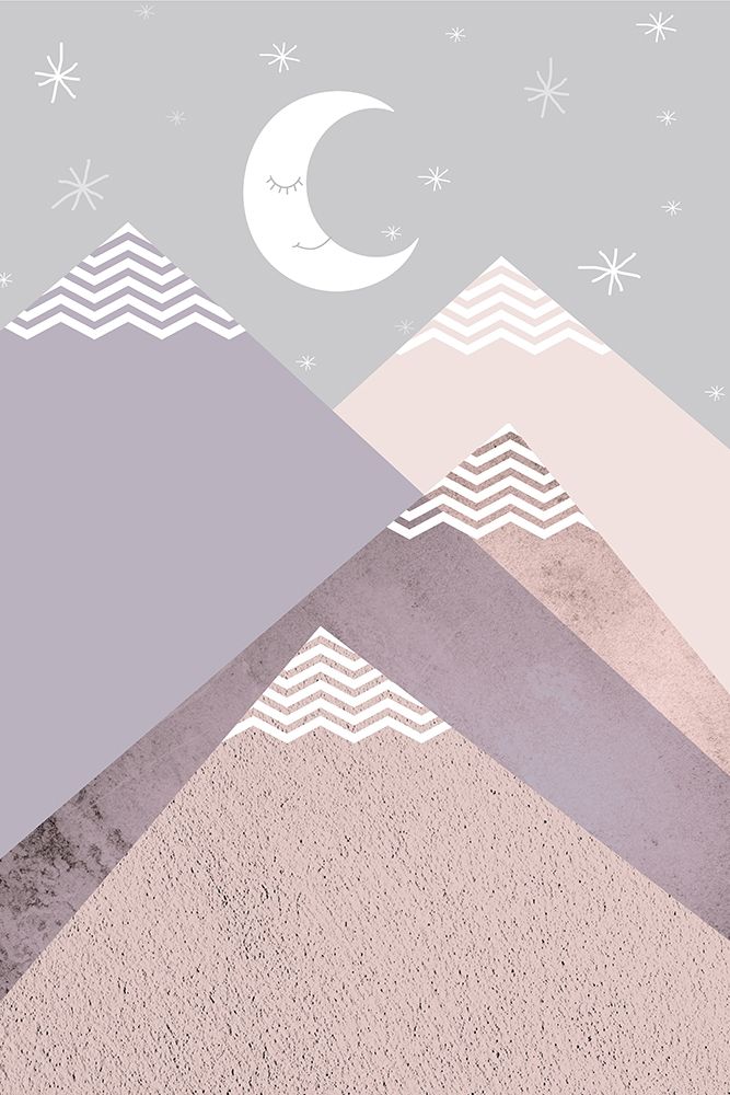 Scandi Nursery Mountains art print by Urban Epiphany for $57.95 CAD