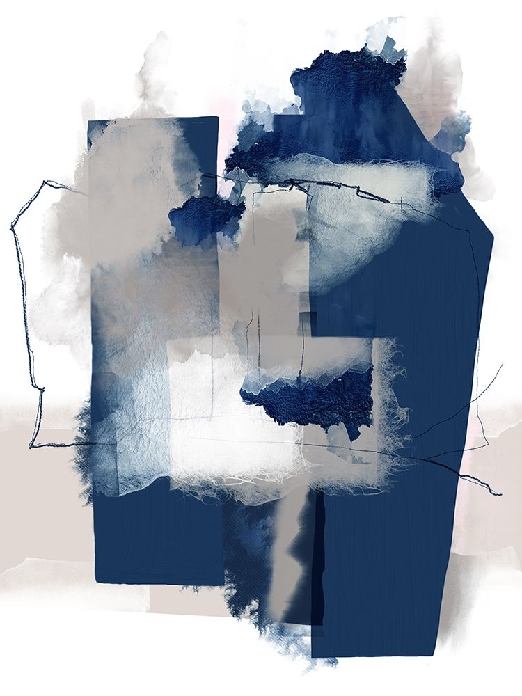 Juxtaposed Blue art print by Urban Epiphany for $57.95 CAD