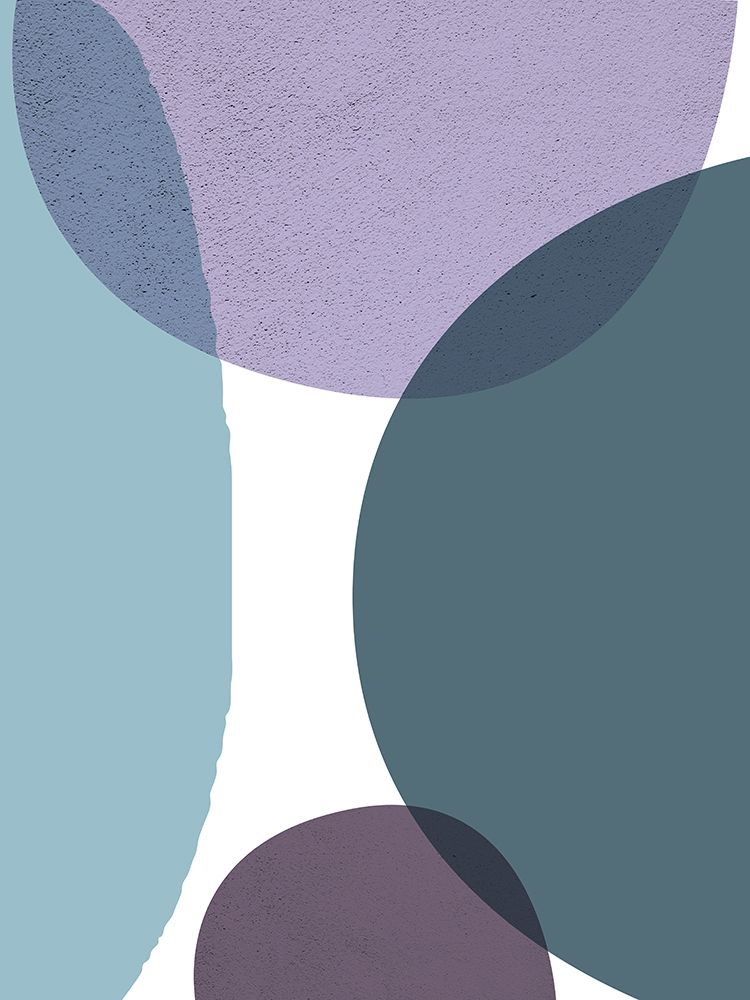 MidCentury Teal Purple 3 art print by Urban Epiphany for $57.95 CAD