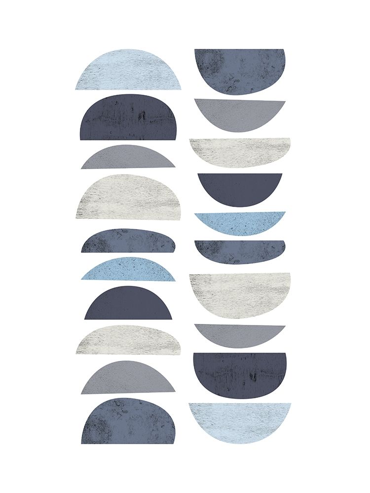 MidCentury Navy Taupe 4 art print by Urban Epiphany for $57.95 CAD