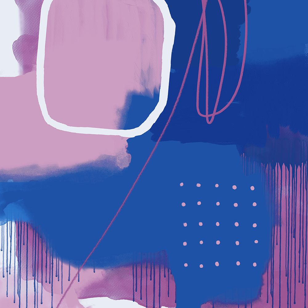 Blue And Purple Abstract 1 art print by Urban Epiphany for $57.95 CAD