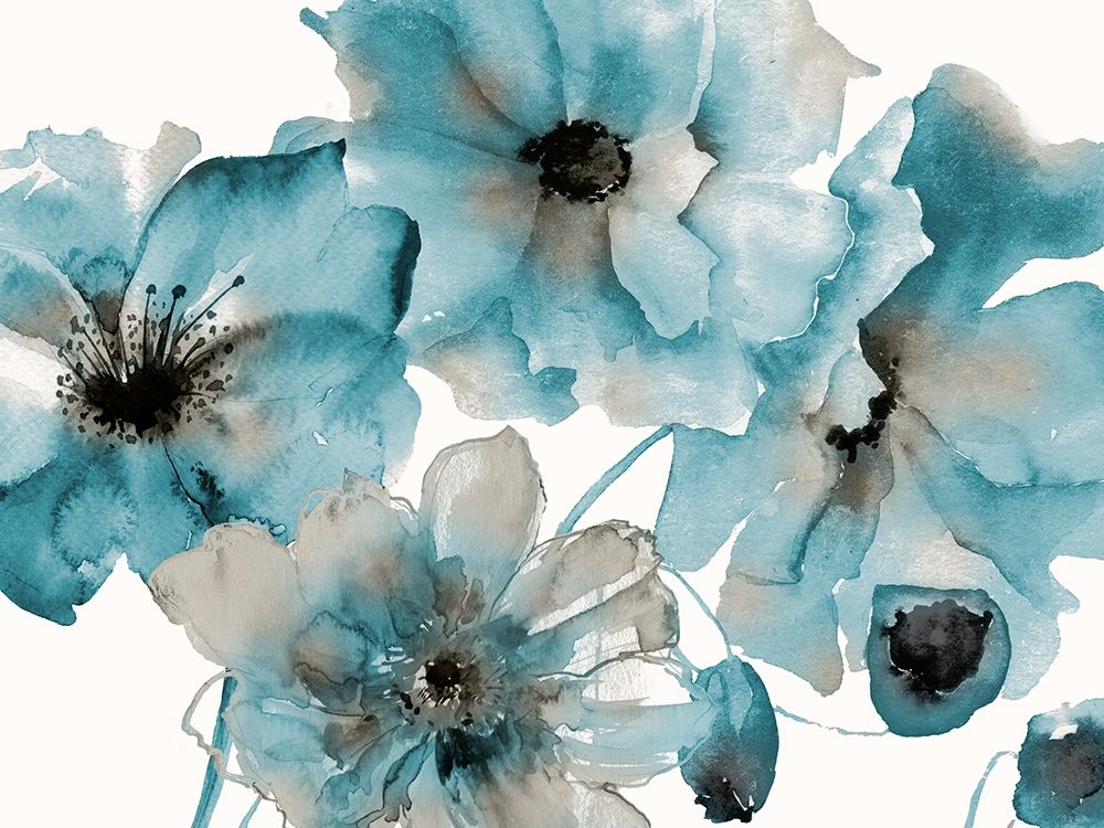 Teal Kissed Hues art print by Victoria Brown for $57.95 CAD