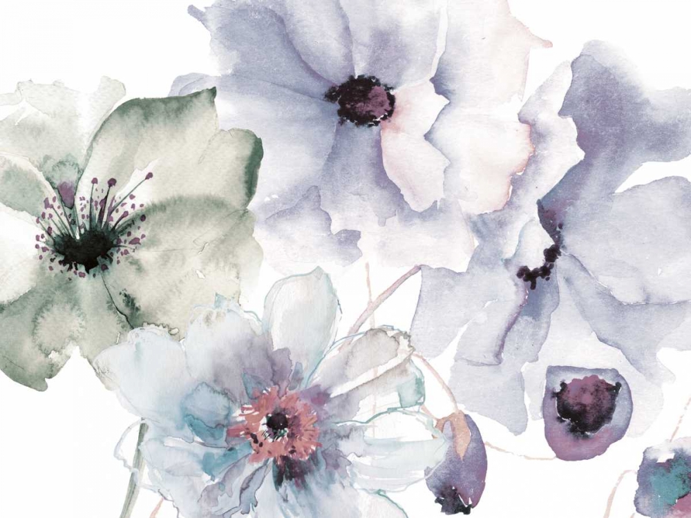 Flowering Blue Hues 2 art print by Victoria Brown for $57.95 CAD