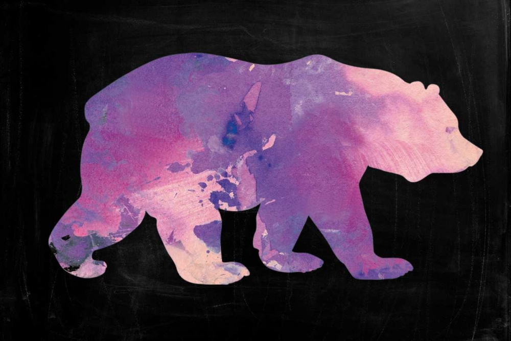 The Purple Bear art print by Victoria Brown for $57.95 CAD